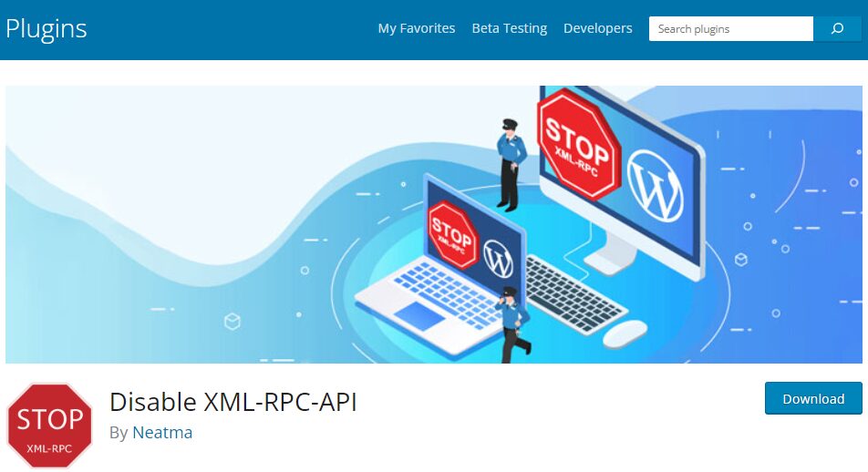 Disable XML-RPC-API plugin