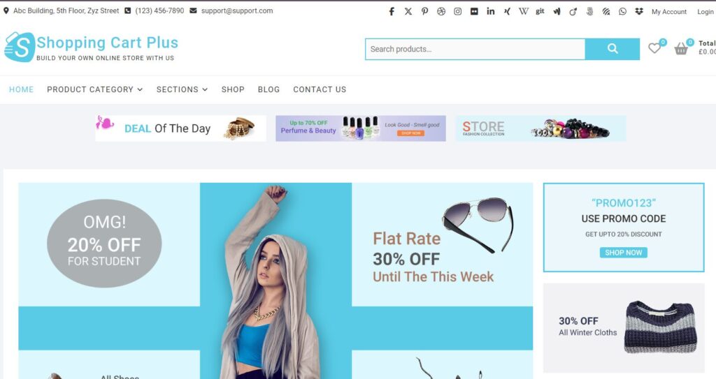 워드프레스 인기테마 추천사이트 9 shooping site