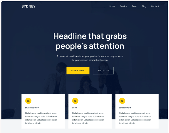 워드프레스 인기테마 추천사이트 3 시드니 테마